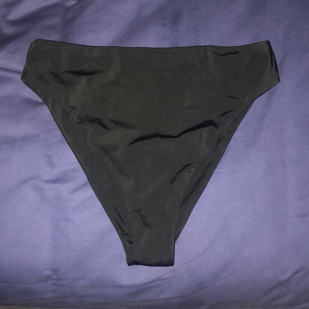 PacSun High Cut  Black Bikini Bottoms